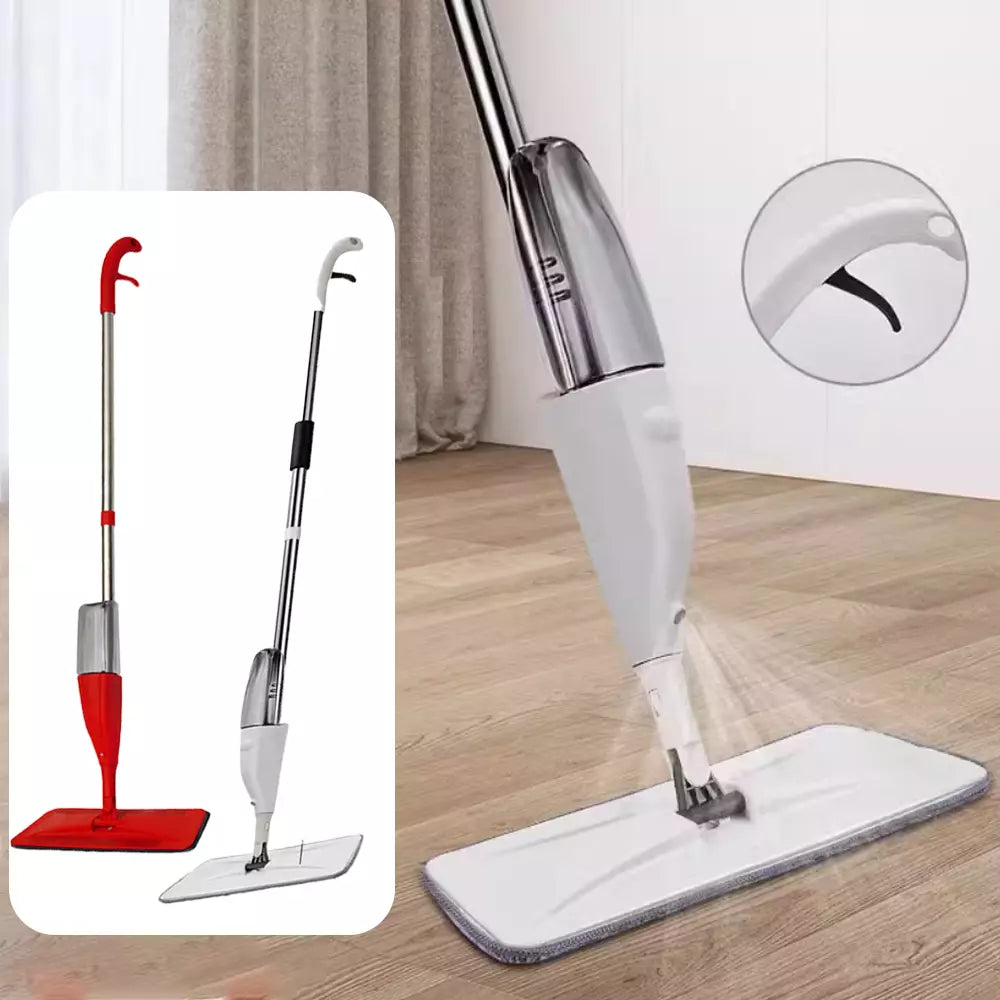 Spray Mop for Cleaning Floors Microfibre Flash Speed Power Cleaner 3 Pad Dry Wet