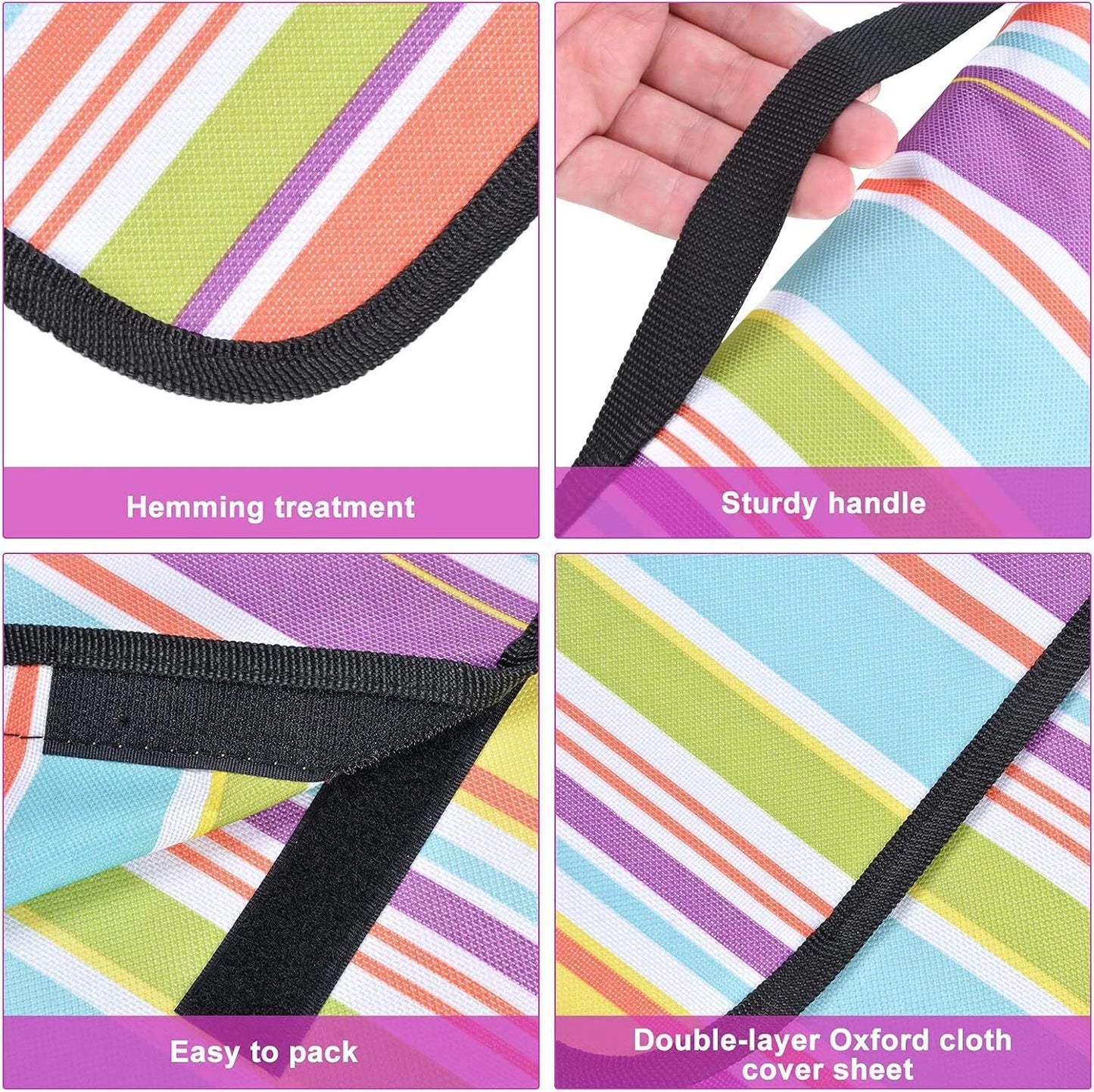 200x200cm Extra Large Picnic Blanket Waterproof Garden Camping Mat Tent Carpet