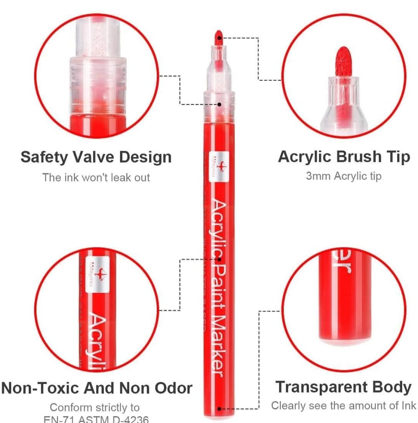 Acrylic Marker Pens