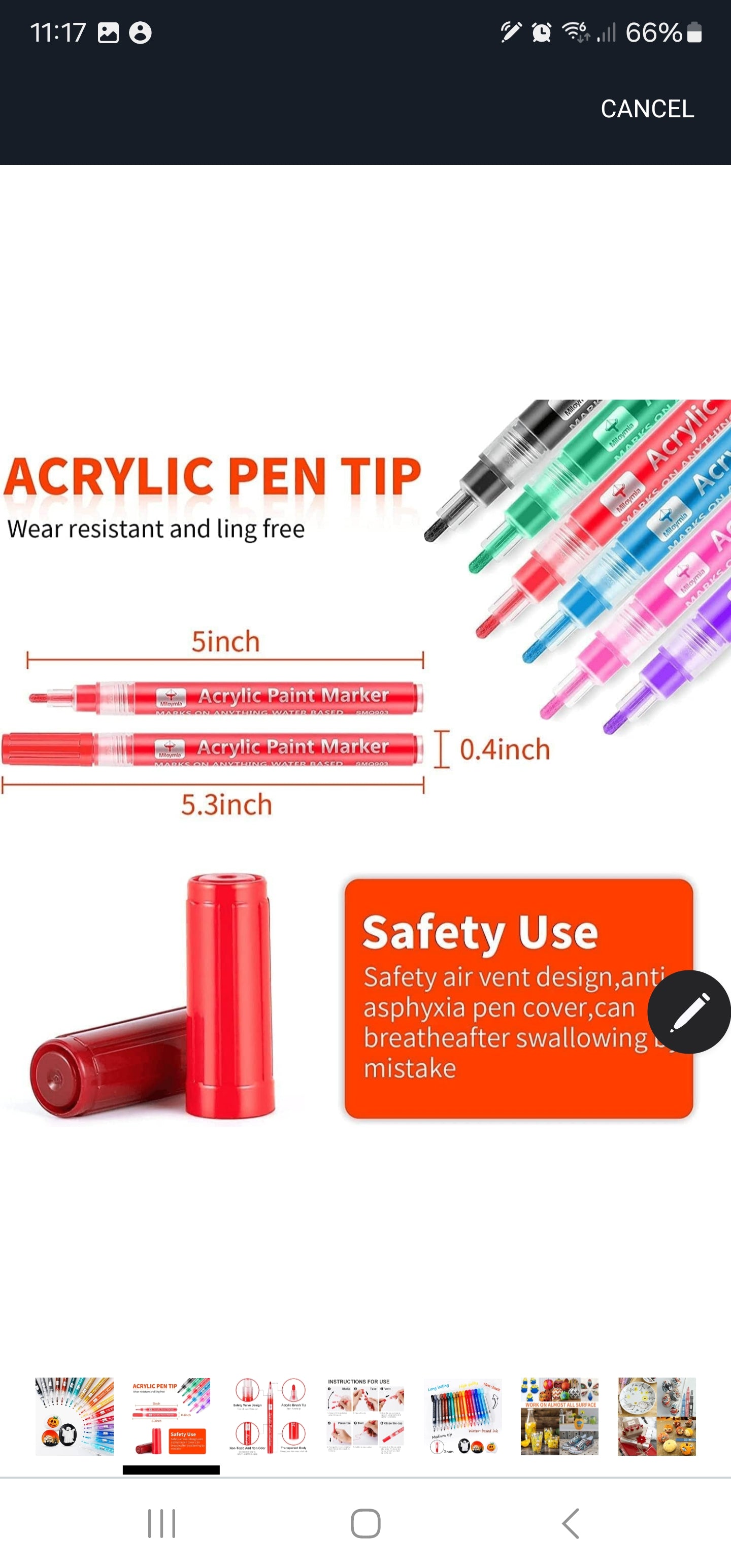 Acrylic Marker Pens