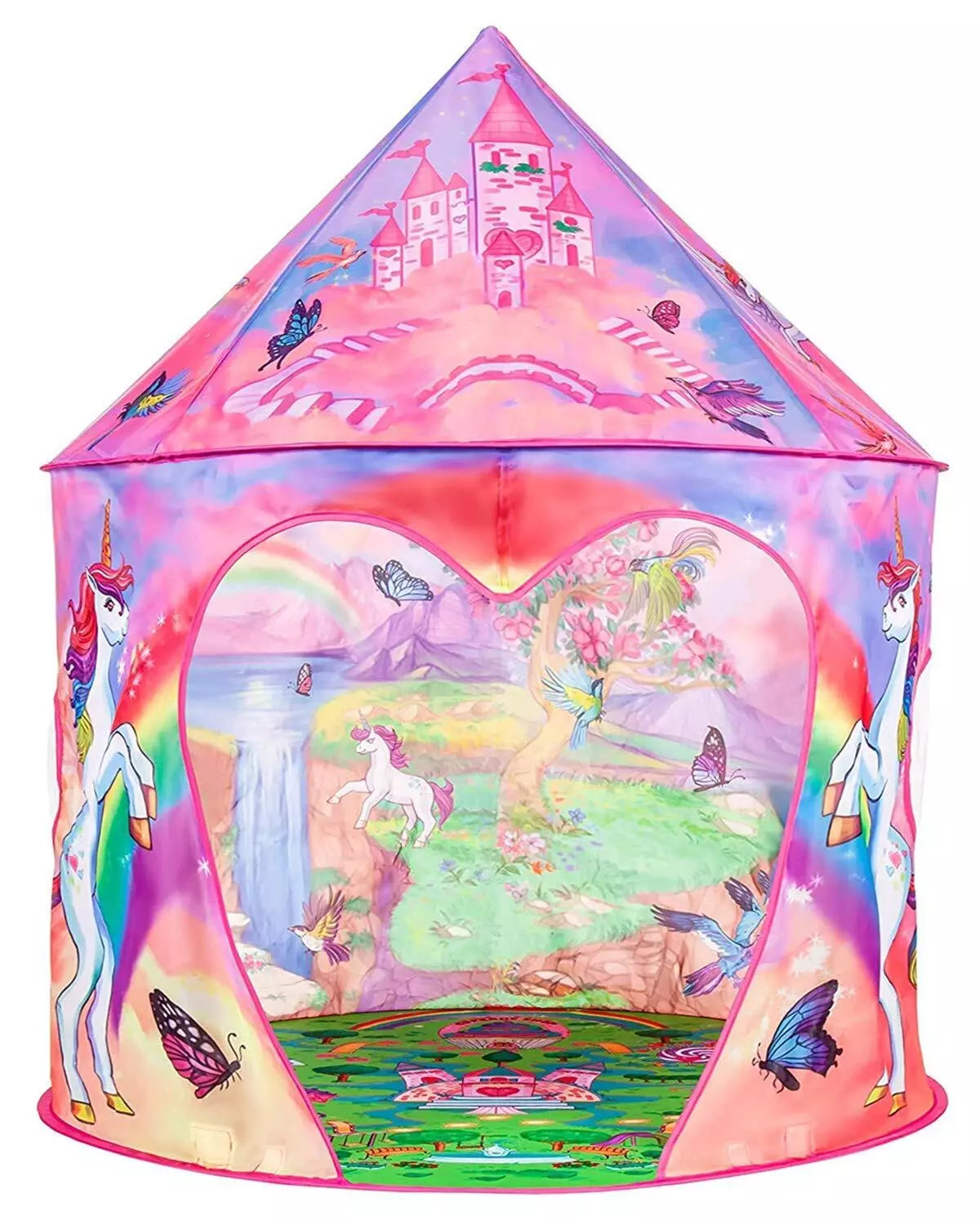 Toys for 3-7 Year Old Girls Unicorn Gifts Pop Up Tent Play Playhouse Kid Outdoor