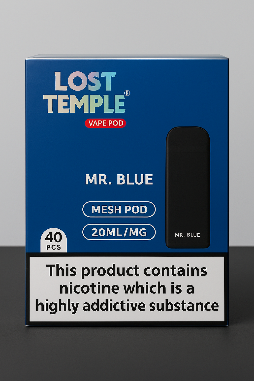 Lost temple MR. BLUE mesh pod
