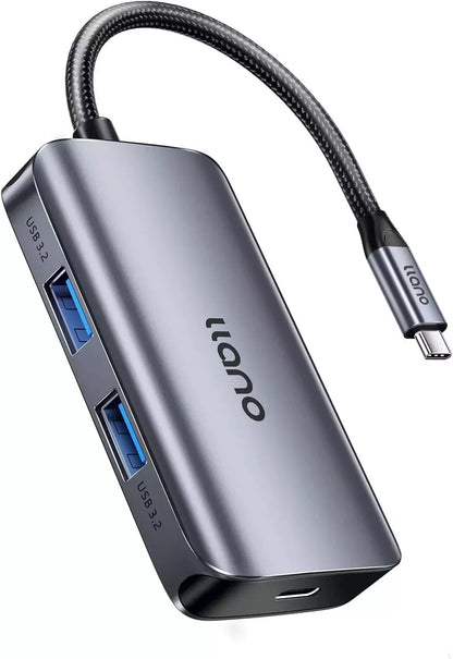 USB C Hub 3.2 Gen 2, 5-in-1 USB Hub Docking Station, 100W Power Delivery, 10Gbps