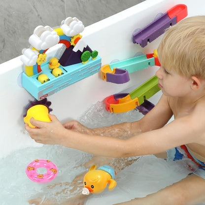 HOLY Fun Baby Bath Toy, Interactive Light Up & Musical Bathtub Toys for Toddlers, Floating Squirting Toys for Boys and Girls