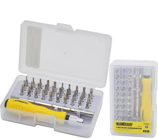 32IN1 Precision Screwdriver Set Magnetic Adjustable Extension Rod Phone Laptop