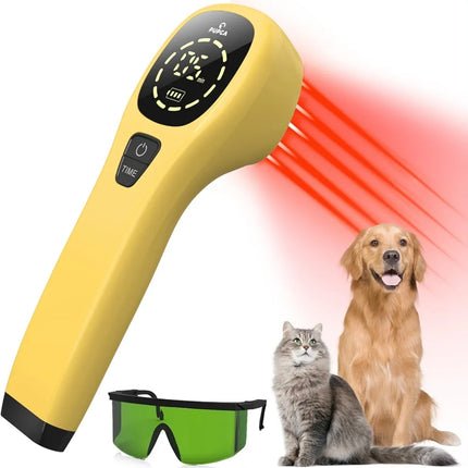 Red Light Therapy for Dogs, Handheld Portable Infrared Light Therapy and Cold Laser Therapy for Pain Relief and Wound Healing, Natural Joint & Muscle Therapy for Pets Dogs Cats