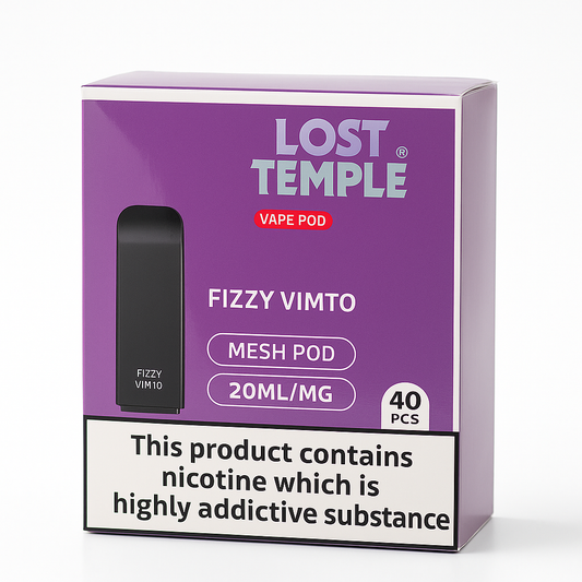 Lost temple FIZZY VIMTO mesh pods 40pcs