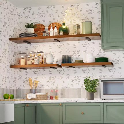 4 Pack Floating Shelf Brackets 20CM Heavy Duty Metal for Support Wall Hanging