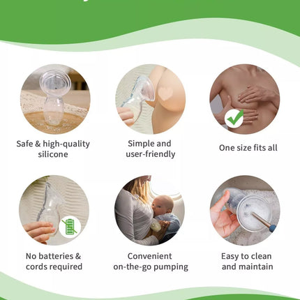 Haakaa Manual Breast Pumps Silicone Breastpump Breastfeeding Pump Milk Pump