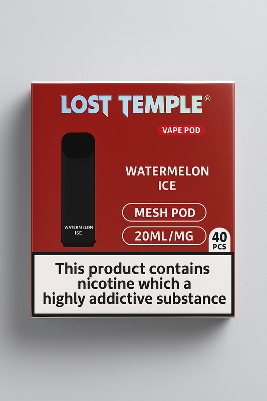 Lost Temple Watermelon Ice Mesh Pods - 40 Pack