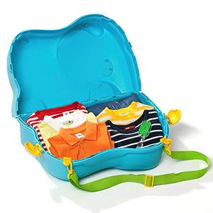 Suitcase Baby Sitting on Trolley Tavel Bag Ride on Kid Luggage Hard Sided