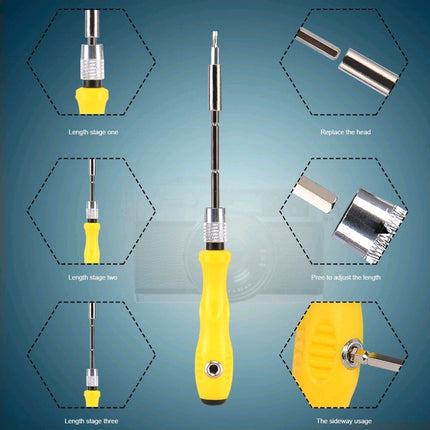 32IN1 Precision Screwdriver Set Magnetic Adjustable Extension Rod Phone Laptop