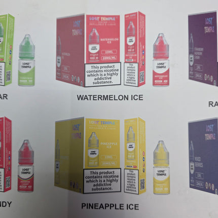 10 full box mix liquid (1 full box -10pcs)