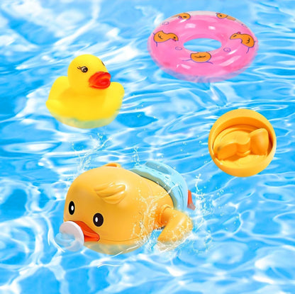 HOLY Fun Baby Bath Toy, Interactive Light Up & Musical Bathtub Toys for Toddlers, Floating Squirting Toys for Boys and Girls