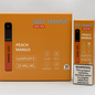 Lost Temple® Peach Mango Vape Pen | 600 Puffs | 20mg Nicotine | Rechargeable Pod System with Mesh Coil (10 Pack)