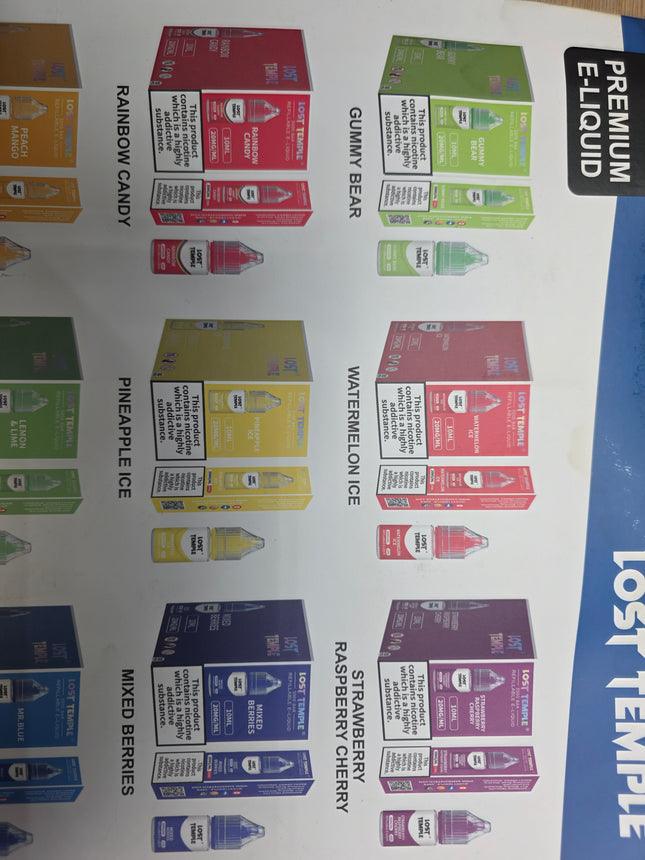 10 full box mix liquid (1 full box -10pcs)