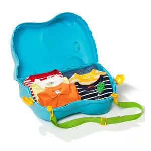 Suitcase Baby Sitting on Trolley Tavel Bag Ride on Kid Luggage Hard Sided
