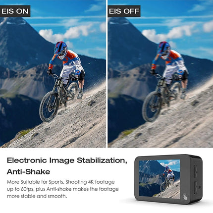 Campark X30 native 4K 60fps 20MP Waterproof Video WiFi Action Camera