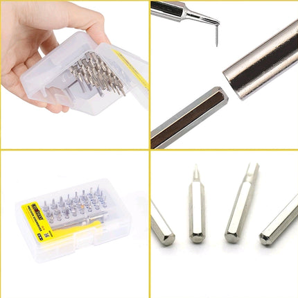 32IN1 Precision Screwdriver Set Magnetic Adjustable Extension Rod Phone Laptop