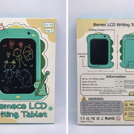 LCD Writing Tablet 8.5inch Kids Toys Doodle Board, Dinosaur Drawing Pad for Kids