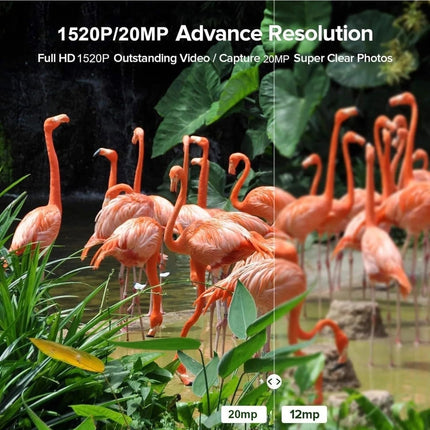 Night Vision Goggles, Outdoor Trail Camera 20MP 940nm Infrared Night Vision Motion Activated Trigger 0.2s Game Camera IP66 Wildlife Photo Trap