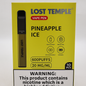 Lost Temple® Pineapple Ice 600 Puffs Vape Pen | 20MG/ML Nicotine | Rechargeable Mesh Coil Pod System (10 Pack)