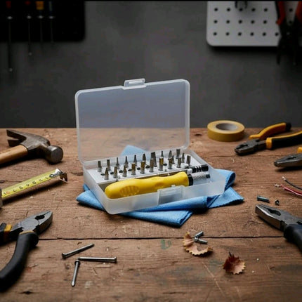 32IN1 Precision Screwdriver Set Magnetic Adjustable Extension Rod Phone Laptop