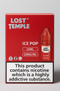 Lost Temple® Ice Pop Refillable E-Liquid 10ml – 20mg/ml Nicotine Strength (10 Pack)