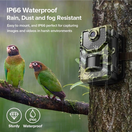 Night Vision Goggles, Outdoor Trail Camera 20MP 940nm Infrared Night Vision Motion Activated Trigger 0.2s Game Camera IP66 Wildlife Photo Trap