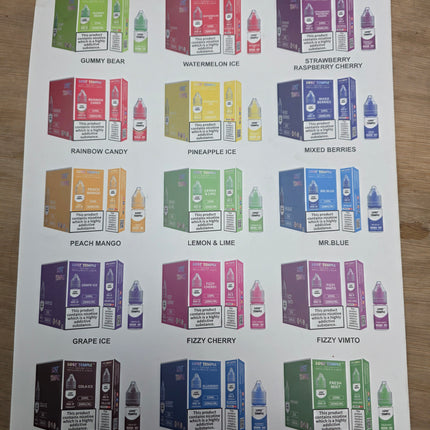 10 full box mix liquid (1 full box -10pcs)