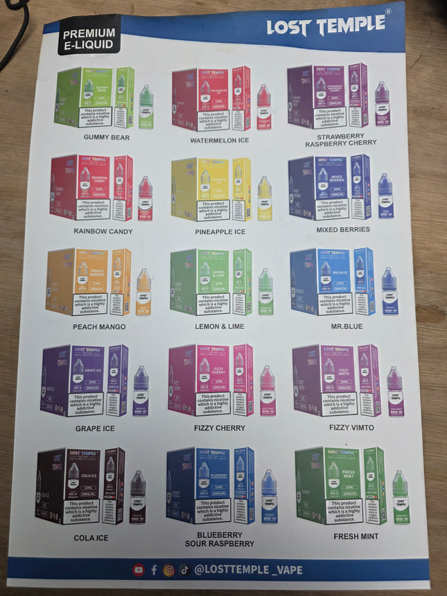 10 full box mix liquid (1 full box -10pcs)