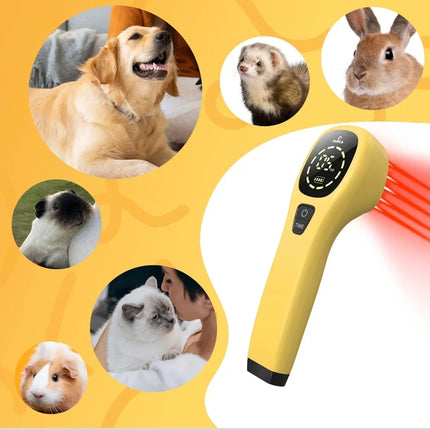 Red Light Therapy for Dogs, Handheld Portable Infrared Light Therapy and Cold Laser Therapy for Pain Relief and Wound Healing, Natural Joint & Muscle Therapy for Pets Dogs Cats