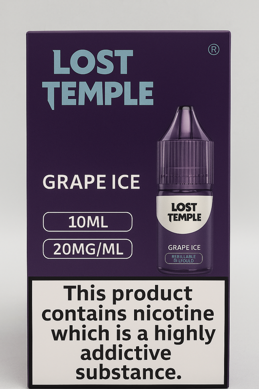 Lost Temple® Grape Ice E-Liquid 10ml