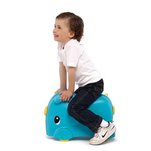 Suitcase Baby Sitting on Trolley Tavel Bag Ride on Kid Luggage Hard Sided