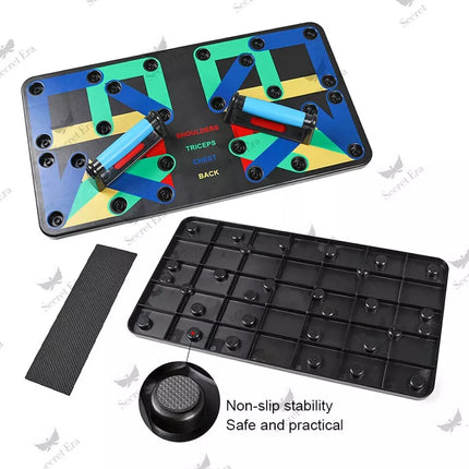 Push Up Board Portable Folding Exercise Workout Chest Back Exercise Workout