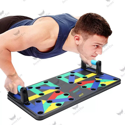 Push Up Board Portable Folding Exercise Workout Chest Back Exercise Workout